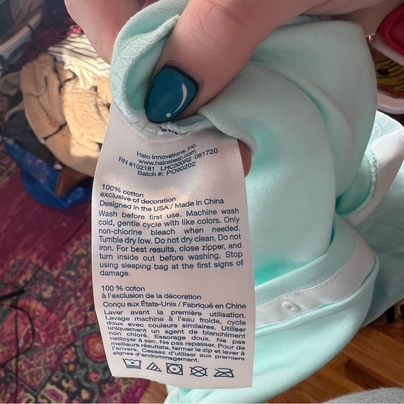 Halo SleepSack Wearable Blanker Swaddle, size Medium - Picture 3 of 8